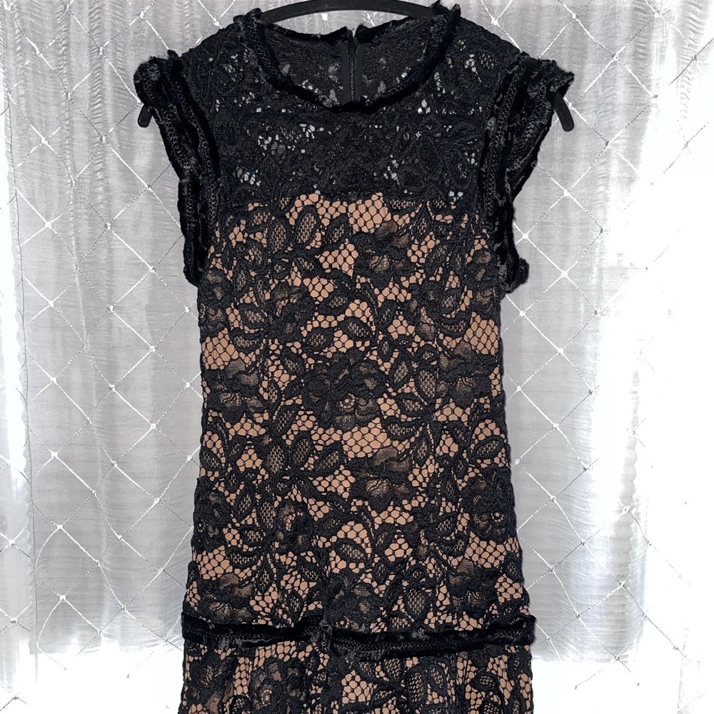 Alexis black & nude lace dress (Tags on)
